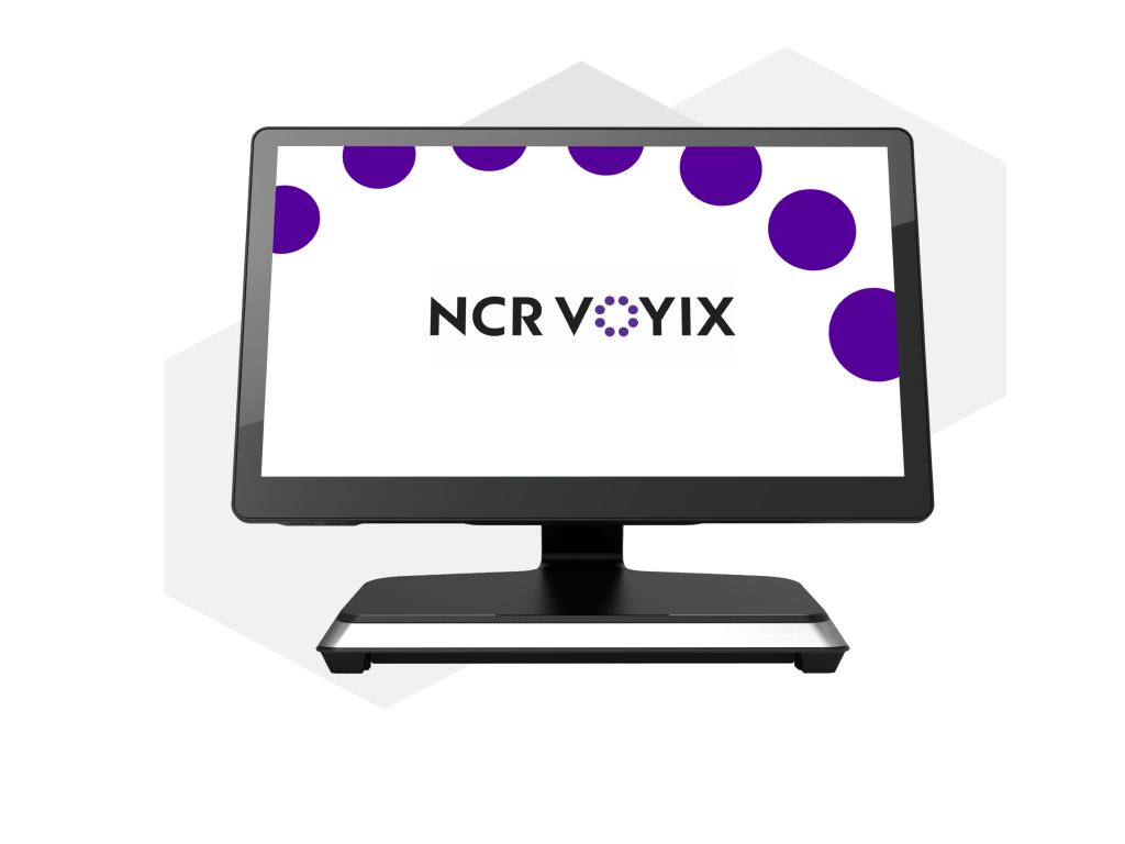 NCR Voyix terminal powered by Counterpoint and Rapid POS.