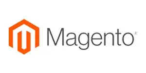 Magento logo for Rapid POS integration, e-commerce platform for payment processing and online store management.