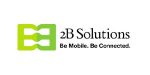 2B Solutions logo with tagline 'Be Mobile. Be Connected.' for Rapid POS mobile solutions